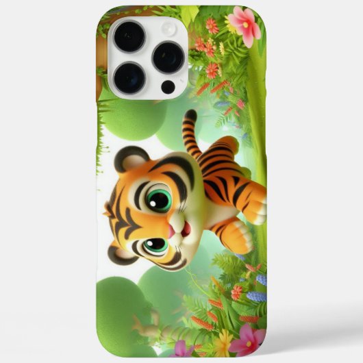 Coques Case-Mate iPhone Tigre mignon (Verso)