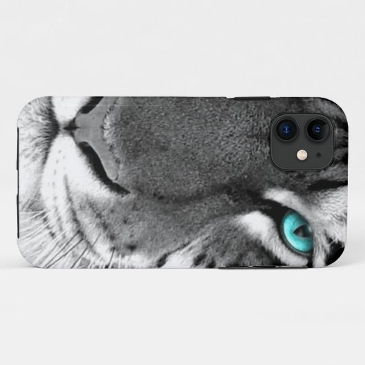 Coques Case-Mate iPhone Tigre noir blanc (Dos (Horizontal))