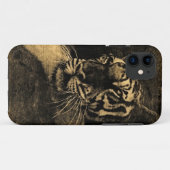 Coques Case-Mate iPhone Tigre noir et blanc (Dos (Horizontal))