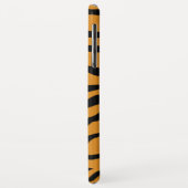 Coques Case-Mate iPhone Tigre rayé orange et noir (Dos/Gauche)