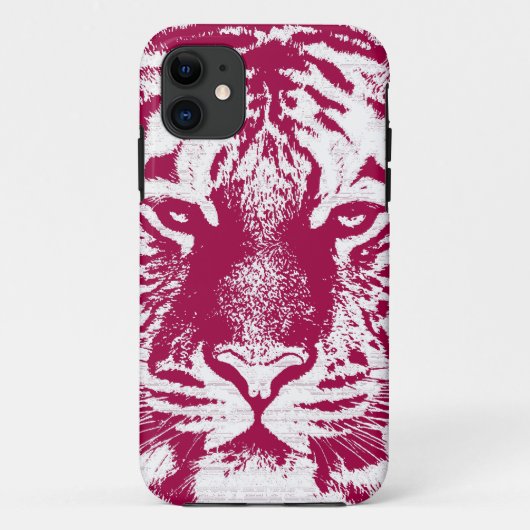 Coques Case-Mate iPhone Tigre rouge et blanc (Dos)