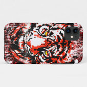 Coques Case-Mate iPhone Tigre Sibérien - Tiger Face Rouge (Dos (Horizontal))
