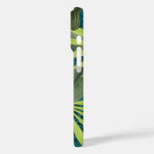 Coques Case-Mate iPhone Tigre tropical Hawaiian Palm Jungle Turquoise (Verso / Gauche)