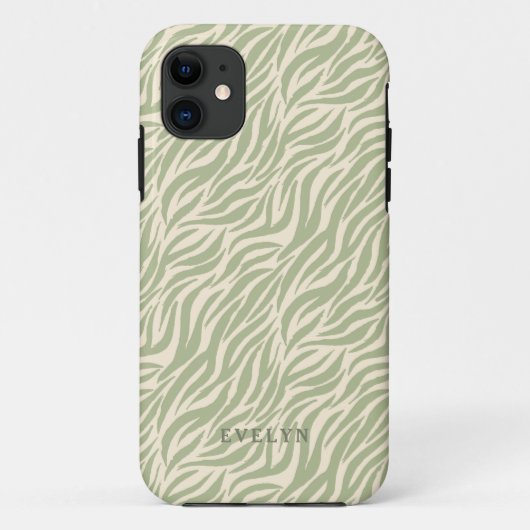 Coques Case-Mate iPhone Tigre vert sauvage (Dos)
