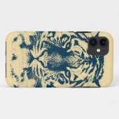 Coques Case-Mate iPhone Tigre vintage, visage gros (Dos (Horizontal))