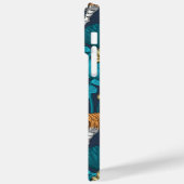 Coques Case-Mate iPhone Tigres dans l'étang jaune de lotus (Verso / Gauche)