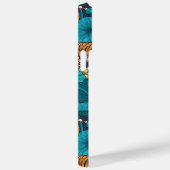 Coques Case-Mate iPhone Tigres dans l'étang jaune de lotus (Verso / Droite)