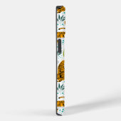 Coques Case-Mate iPhone Tigres et Feuilles tropicaux Motifs (Verso / Droite)