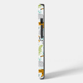 Coques Case-Mate iPhone Tigres et Feuilles tropicaux Motifs (Verso / Gauche)
