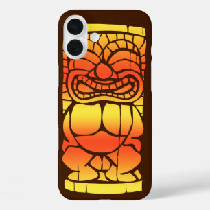 Coques iPhone 16 Plus Tiki Ailani Hawaiian Sunset Blend Orange