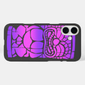 Coques Case-Mate iPhone Tiki Ailani Hawaiian Sunset Blend Violet (Verso (horizontal))