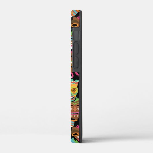 Coques Case-Mate iPhone TIKI Pattern 4 (Verso / Gauche)