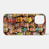 Coques Case-Mate iPhone TIKI Pattern 4 (Verso (horizontal))