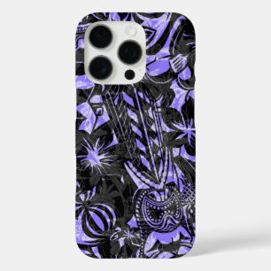 Coques iPhone 16 Pro Tiki Trader Hawaiian Lavender Grey