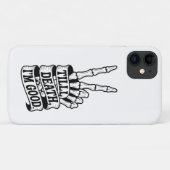 Coques Case-Mate iPhone Till Death Peace Hand Skeleton  (Dos (Horizontal))