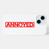 Coques Case-Mate iPhone Timbre agacé (Verso (horizontal))