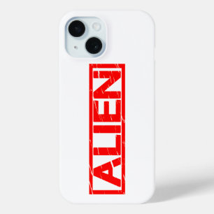Coque Pour iPhone 15 Timbre Alien