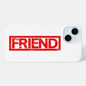 Coques Case-Mate iPhone Timbre ami (Verso (horizontal))