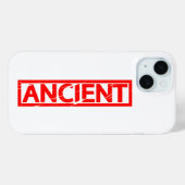Coques Case-Mate iPhone Timbre ancien (Verso (horizontal))