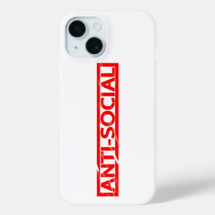 Coque Pour iPhone 15 Timbre anti-social
