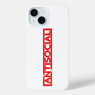 Coque Pour iPhone 15 Timbre antisocial