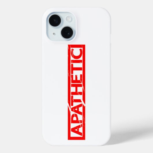 Coques Case-Mate iPhone Timbre apathique (Verso)