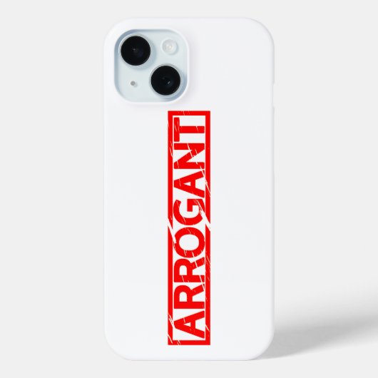 Coques Case-Mate iPhone Timbre arrogant (Verso)