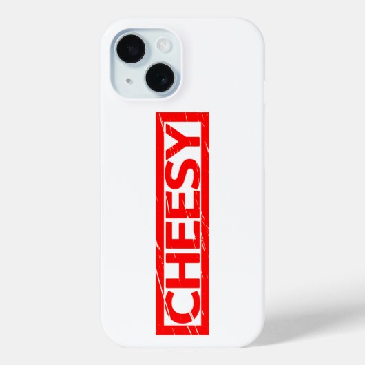 Coques Case-Mate iPhone Timbre au fromage (Verso)