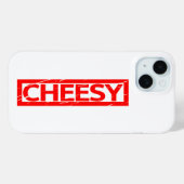 Coques Case-Mate iPhone Timbre au fromage (Verso (horizontal))