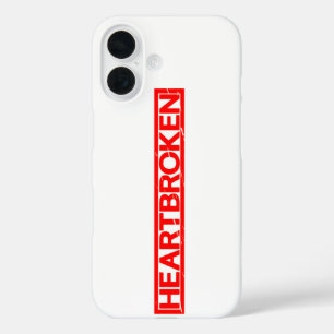Coques iPhone 16 Timbre brisé du coeur