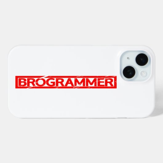 Coques Case-Mate iPhone Timbre Brogrammer (Verso (horizontal))