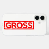 Coques Case-Mate iPhone Timbre brut (Verso (horizontal))