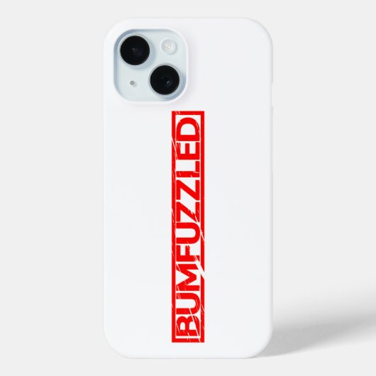 Coques Case-Mate iPhone Timbre Bumfuzzled (Verso)
