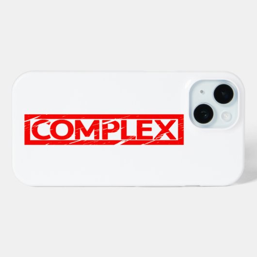 Coques Case-Mate iPhone Timbre complexe (Verso (horizontal))