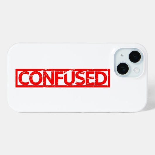Coques Case-Mate iPhone Timbre confuse (Verso (horizontal))