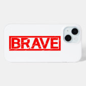 Coques Case-Mate iPhone Timbre courageux (Verso (horizontal))