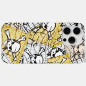 Coques Case-Mate iPhone Timbre crâne (Verso (horizontal))