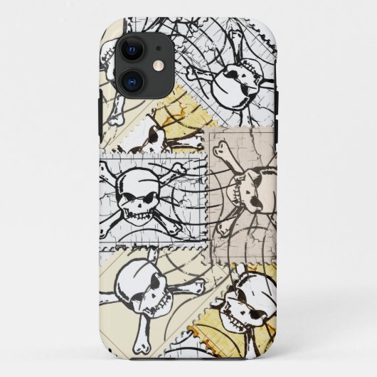 Coques Case-Mate iPhone Timbre crâne (Dos)