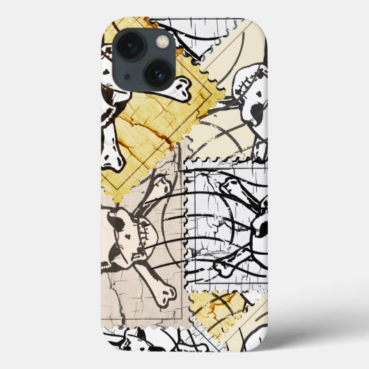 Coques Case-Mate iPhone Timbre crâne (Verso)