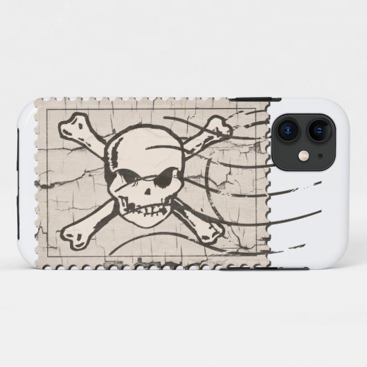 Coques Case-Mate iPhone Timbre crâne 3 (Dos (Horizontal))