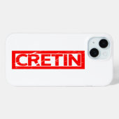 Coques Case-Mate iPhone Timbre Cretin (Verso (horizontal))