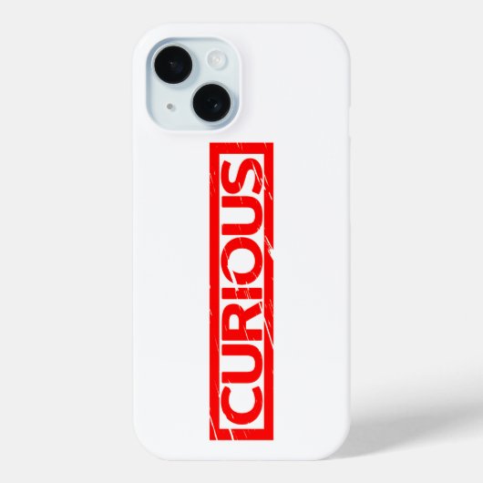 Coques Case-Mate iPhone Timbre curieux (Verso)