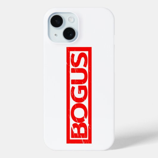 Coques Case-Mate iPhone Timbre de Bogus (Verso)