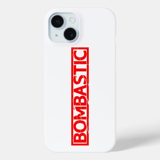 Coques Case-Mate iPhone Timbre de Bombastic (Verso)