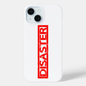 Coques Case-Mate iPhone Timbre de catastrophe (Verso)