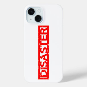 Coque Pour iPhone 15 Timbre de catastrophe