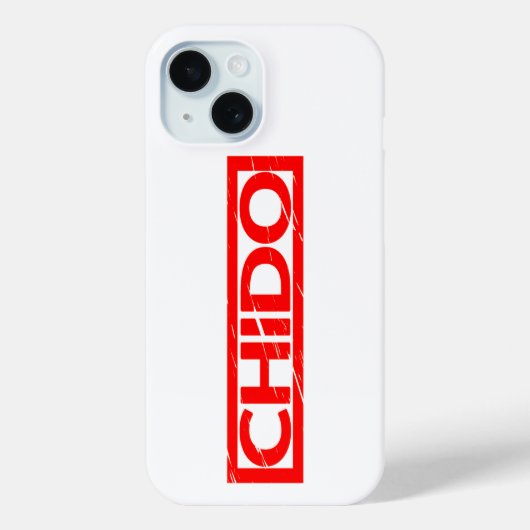 Coques Case-Mate iPhone Timbre de chido (Verso)
