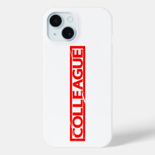 Coque Pour iPhone 15 Timbre de collègue