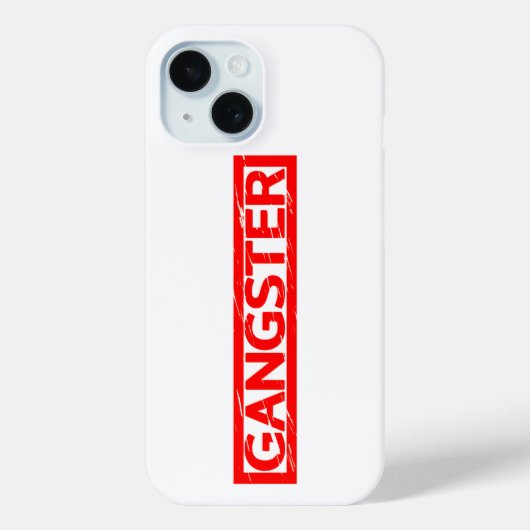 Coques Case-Mate iPhone Timbre de Gangster (Verso)