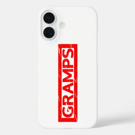 Coques Case-Mate iPhone Timbre de Gramps (Verso)